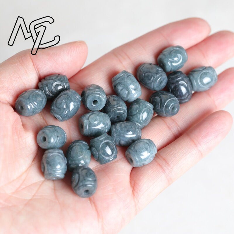 5PC Natural Blue Water Jade Ri - огляд і ціна Beading