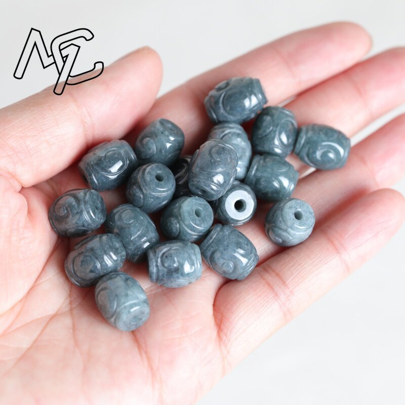 5PC Natural Blue Water Jade Ri - огляд і ціна Beading