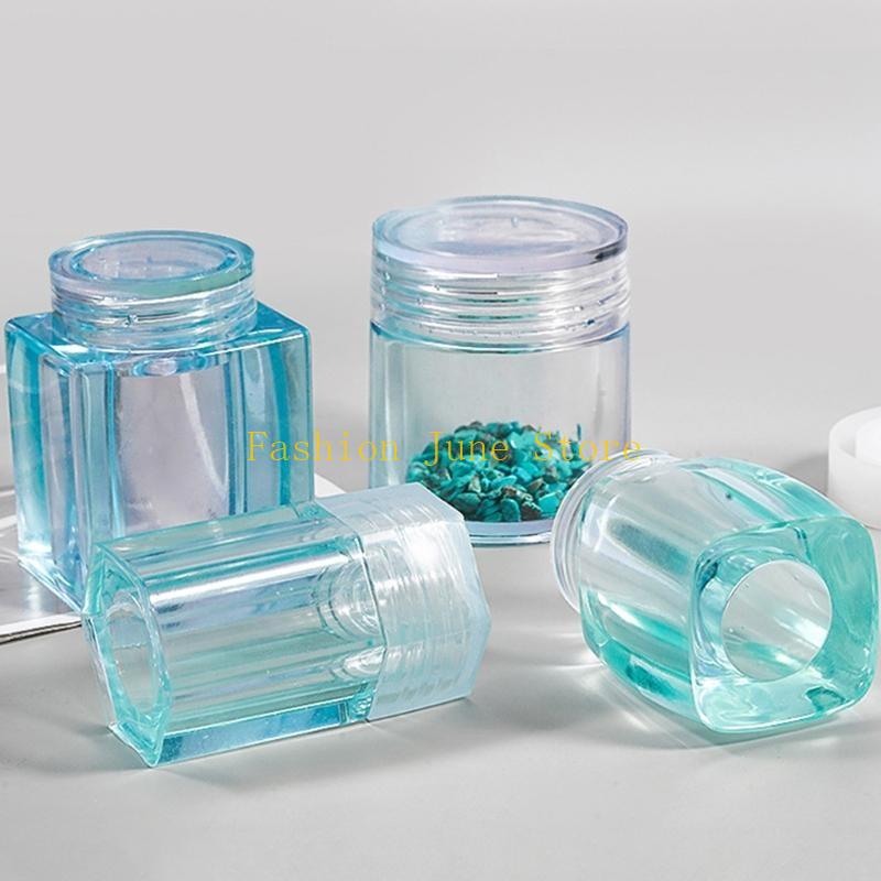 1 Set Storage Bottle Jar Cryst - огляд і ціна Silicone Epoxy Resin Molds Set