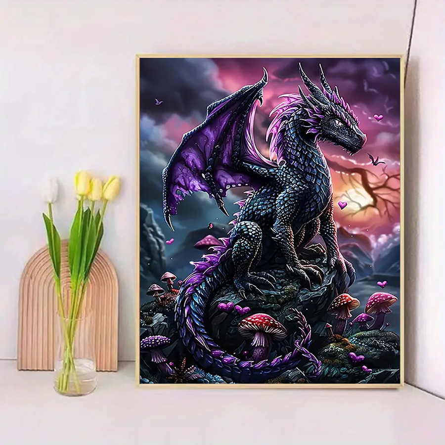 1 piece - 5D-DIY - Flocking cl - огляд і ціна 5D Diamond Painting Kit Full Drill