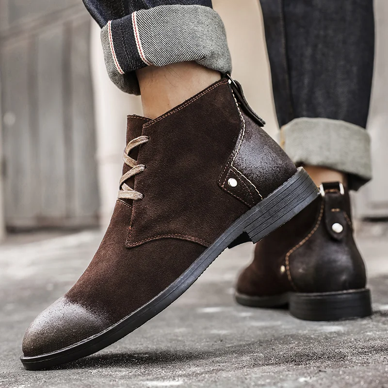 New Cow Suede Ankle Boots Hand - огляд і ціна Craft Tools