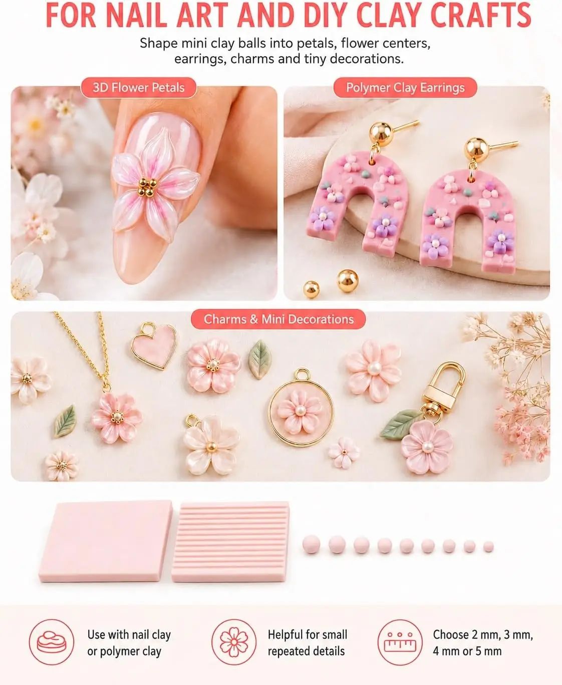 4PCS 3D Print Clay Gel Ball Ma - огляд і ціна Craft Tools
