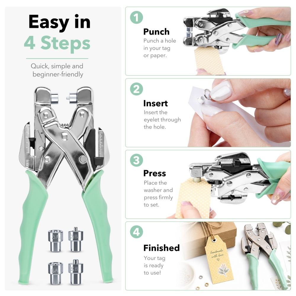 Grommet Tool Kit Handheld Hole - огляд і ціна Sewing