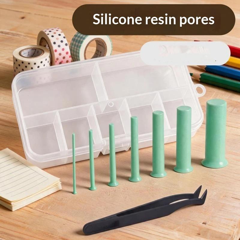 Resin Hole Maker Set 7 Sizes S - огляд і ціна Silicone Epoxy Resin Molds Set