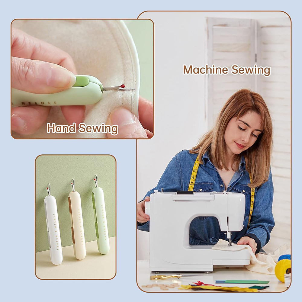 2 in 1 Needle Threader Seam Ri - огляд і ціна Cotton Embroidery Thread Skeins