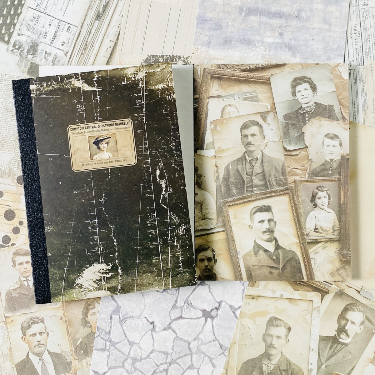 100sheets Vintage Scrapbook Pa - огляд і ціна Vintage Junk Journal Scrapbooking Paper