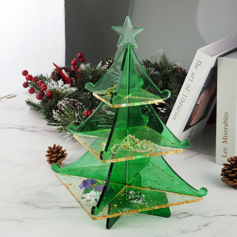 Christmas tree snowflake Stora - огляд і ціна Silicone Epoxy Resin Molds Set
