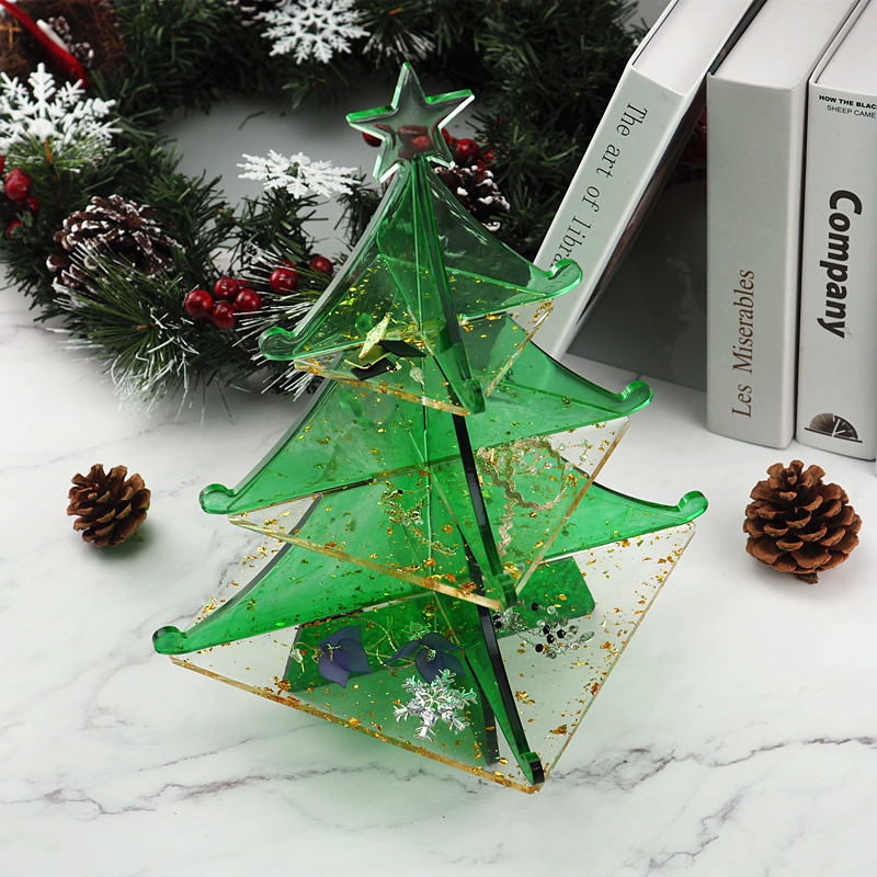 Christmas tree snowflake Stora - огляд і ціна Silicone Epoxy Resin Molds Set