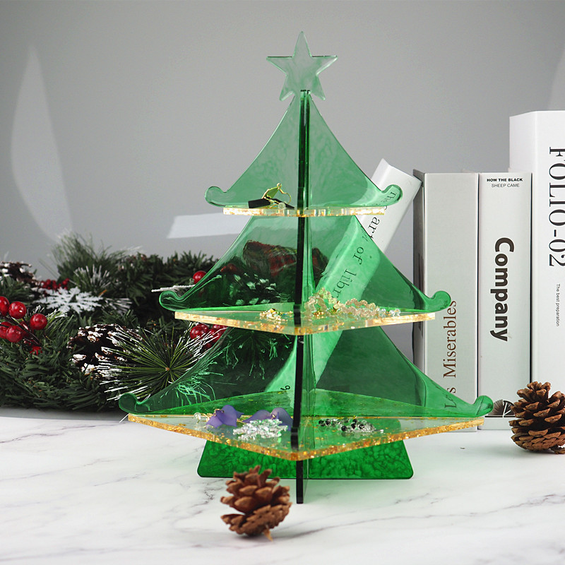 Christmas tree snowflake Stora - огляд і ціна Silicone Epoxy Resin Molds Set