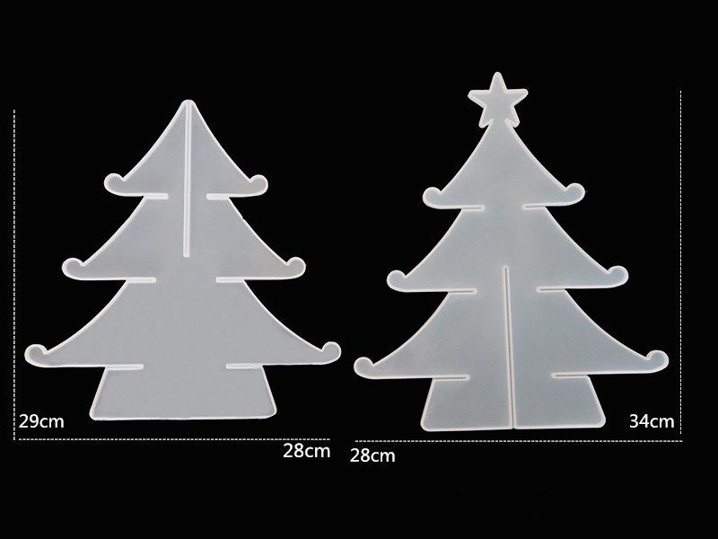 Christmas tree snowflake Stora - огляд і ціна Silicone Epoxy Resin Molds Set