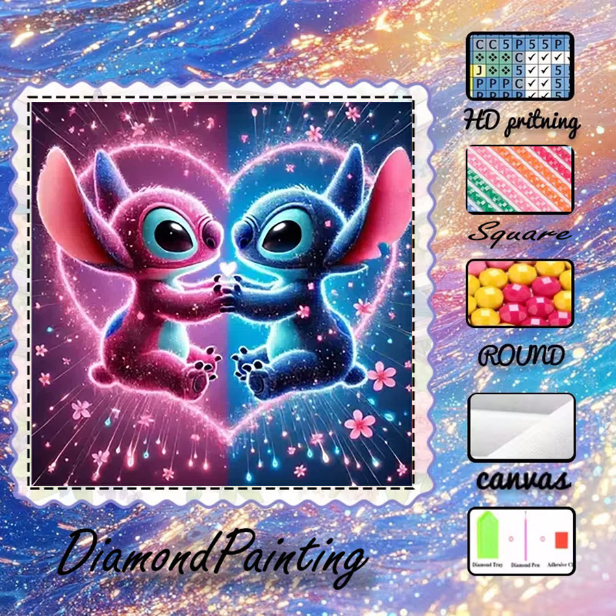 1 piece - Potdemiel-5D-DIY - F - огляд і ціна 5D Diamond Painting Kit Full Drill