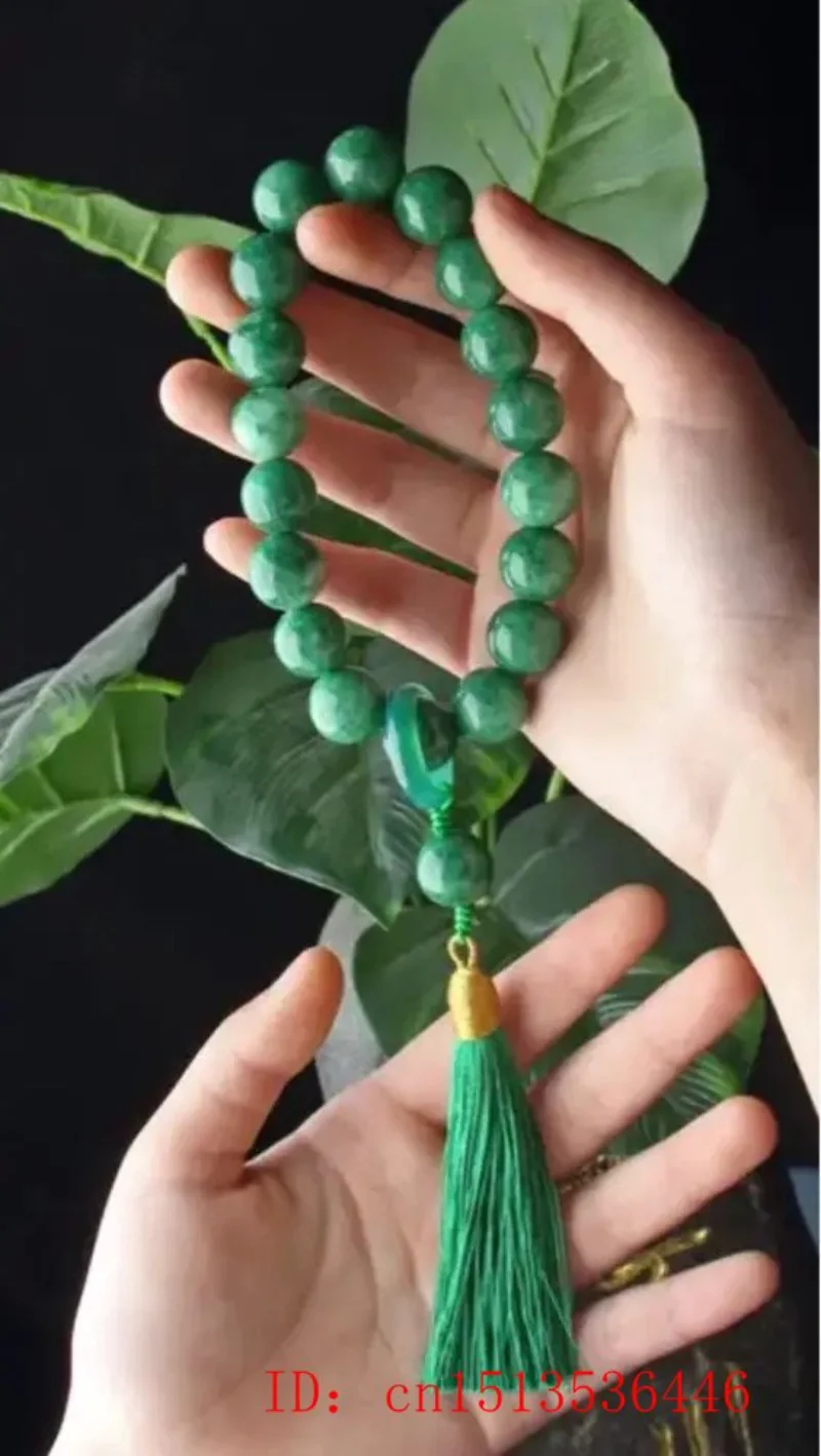 Green Jade Stone 12mm Beads Ta - огляд і ціна Beading