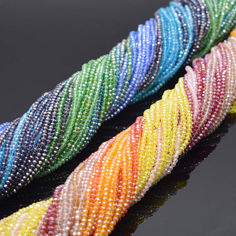 Plating AB Color Transparent S - огляд і ціна Glass Seed Beads 2Mm Jewelry Making