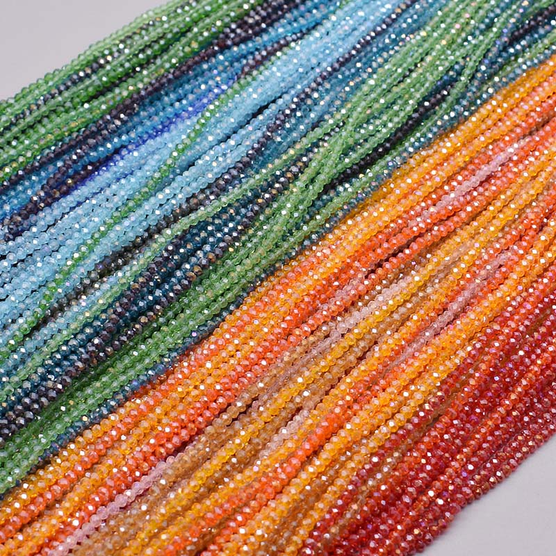 Plating AB Color Transparent S - огляд і ціна Glass Seed Beads 2Mm Jewelry Making